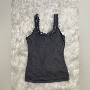 Free People Women's Gray Sleeveless Top CB259